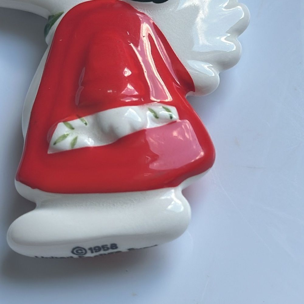 Vintage Snoopy as an Angel ceramic‎ Christmas tree ornament - Picture 3 of 7